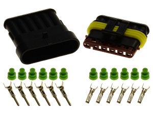 6 pin 1.5 superseal connector set