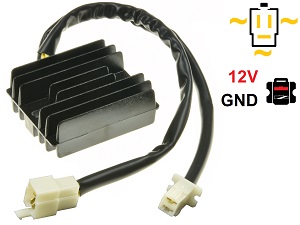 CARR201-DRZ - MOSFET Suzuki DR-Z400 RMX250S Voltage regulator rectifier Lithium Ion (H32800-08D00)