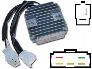 CARR331 - Kawasaki KZ750 MOSFET Voltage regulator rectifier (rotor-2)