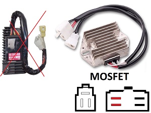 CARR361 - Yamaha XVZ MOSFET Voltage regulator rectifier - Click Image to Close