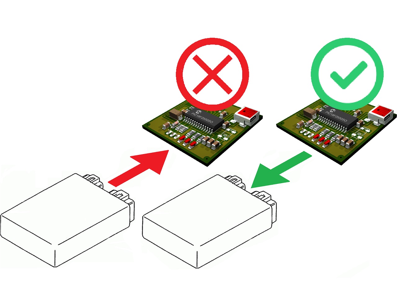 Modern advanced Carmo ignition PCB in original housing VERV1