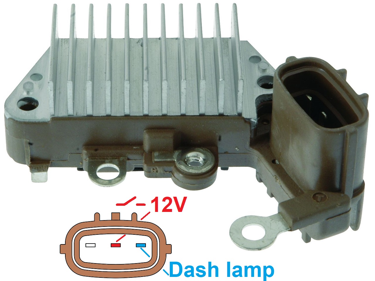 RG-ZZR- Kawasaki ZZR1200 ZZ-R1200 ZX1200 Ninja Bobcat voltage regulator (126000-2490, 230-52102) - Click Image to Close