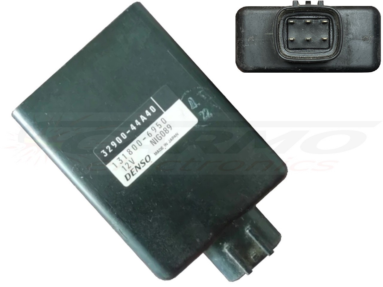 Suzuki DR125 igniter ignition module CDI TCI Box (Denso, 32900-44A40, 131800-6950)