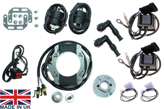 Stator Kit - STK-250 Suzuki GT250, T20, TR250, T500, T500R Race Ignition System - Click Image to Close