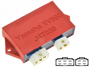 Yamaha XV500 Virago igniter ignition module CDI TCI Box (J4T039, 4FT-00)