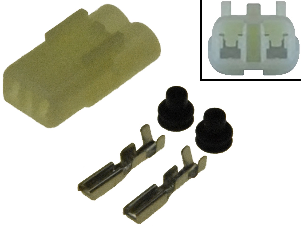 2 pole seal connector female (HM090 6187-2801, 6180-2451) - Click Image to Close