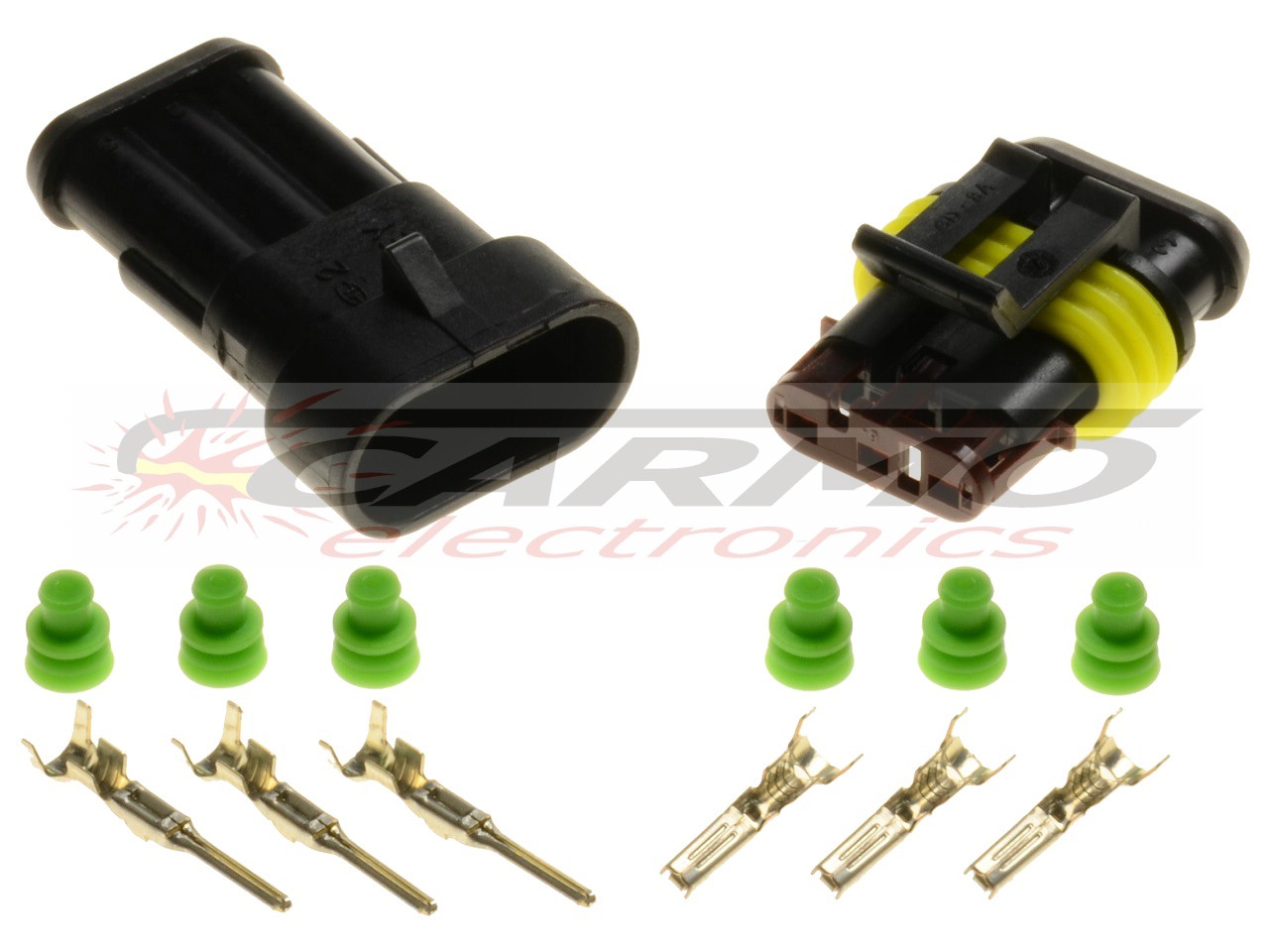 3 pin 1.5 superseal connector set - Click Image to Close