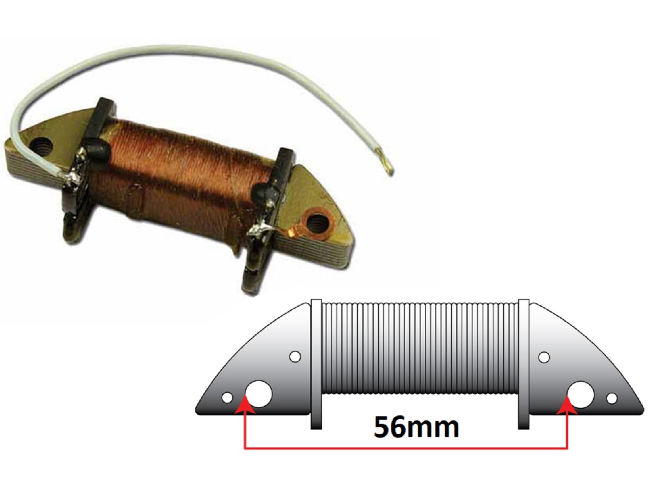 Ignition Source Coils Yamaha DT50 DT50MX DT125 - C32 - Click Image to Close