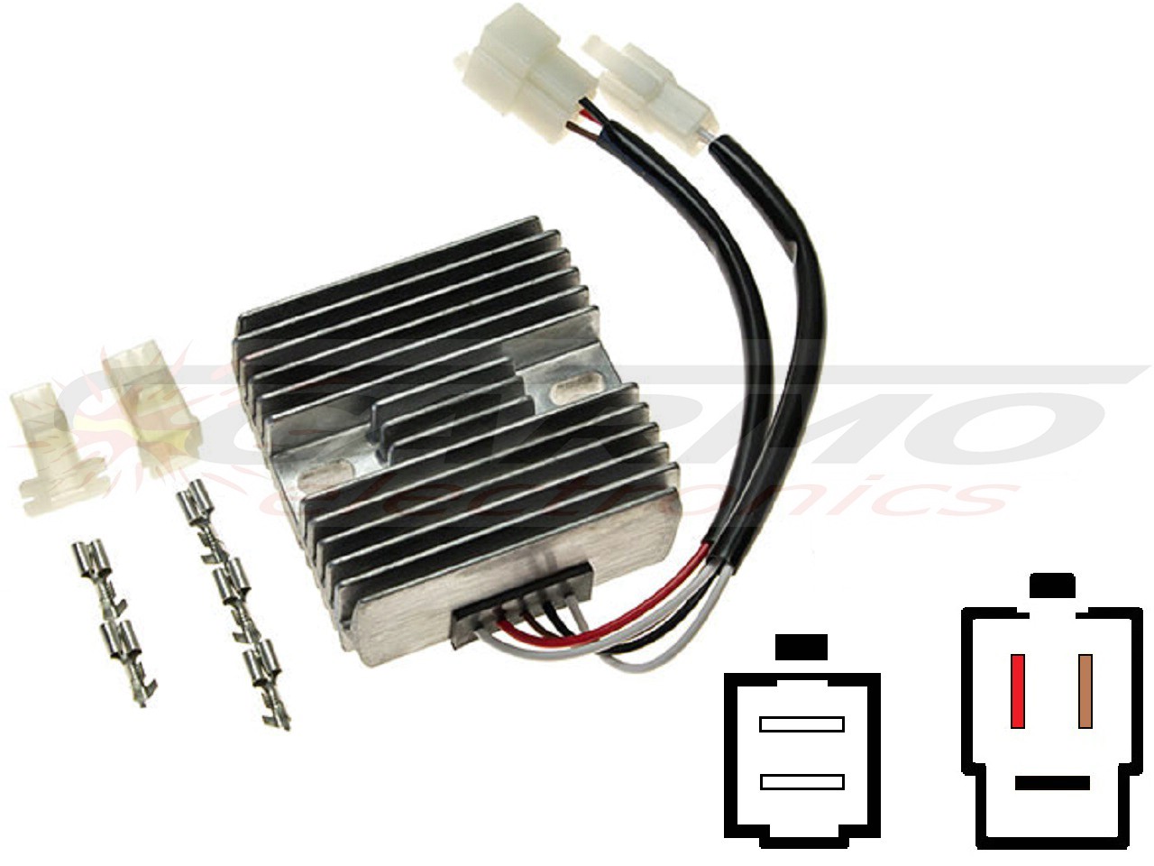 CARR071 - Yamaha XT Voltage regulator rectifier (SH522G-12, SH222) - Click Image to Close