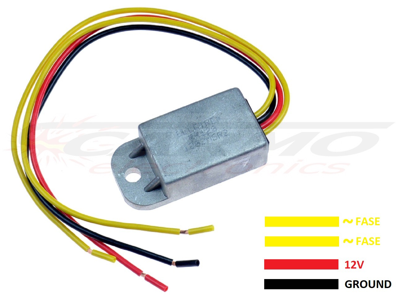 CARR1201 - 12v 4-way 75 watt compact universal voltage regulator rectifier (32800-48720) - Click Image to Close
