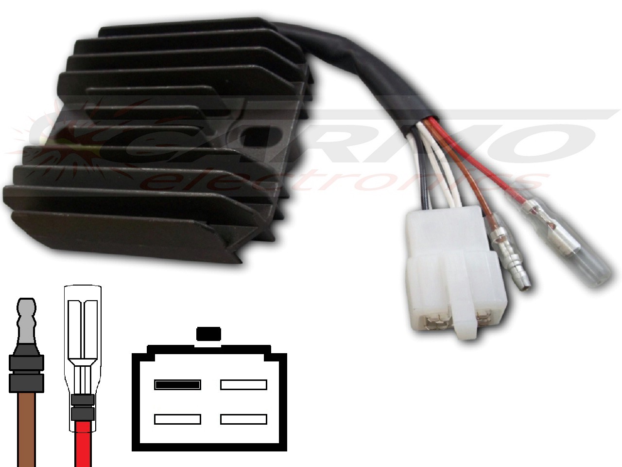 CARR204YFM Yamaha YFM YFB - MOSFET Voltage regulator rectifier - Click Image to Close