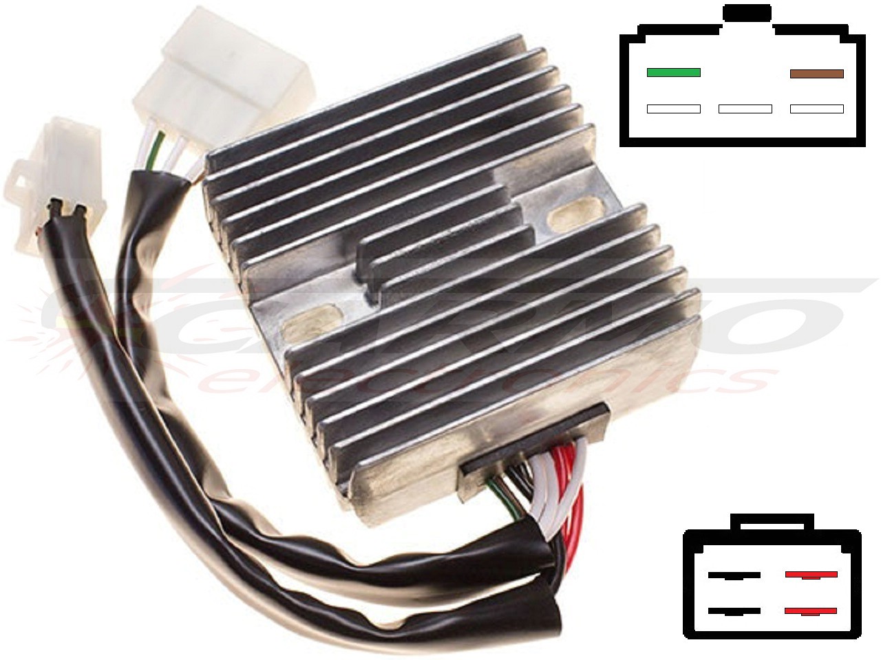 CARR411 - Yamaha XJ1100 MOSFET Voltage regulator rectifier 10M-A0 / SH252 - Click Image to Close