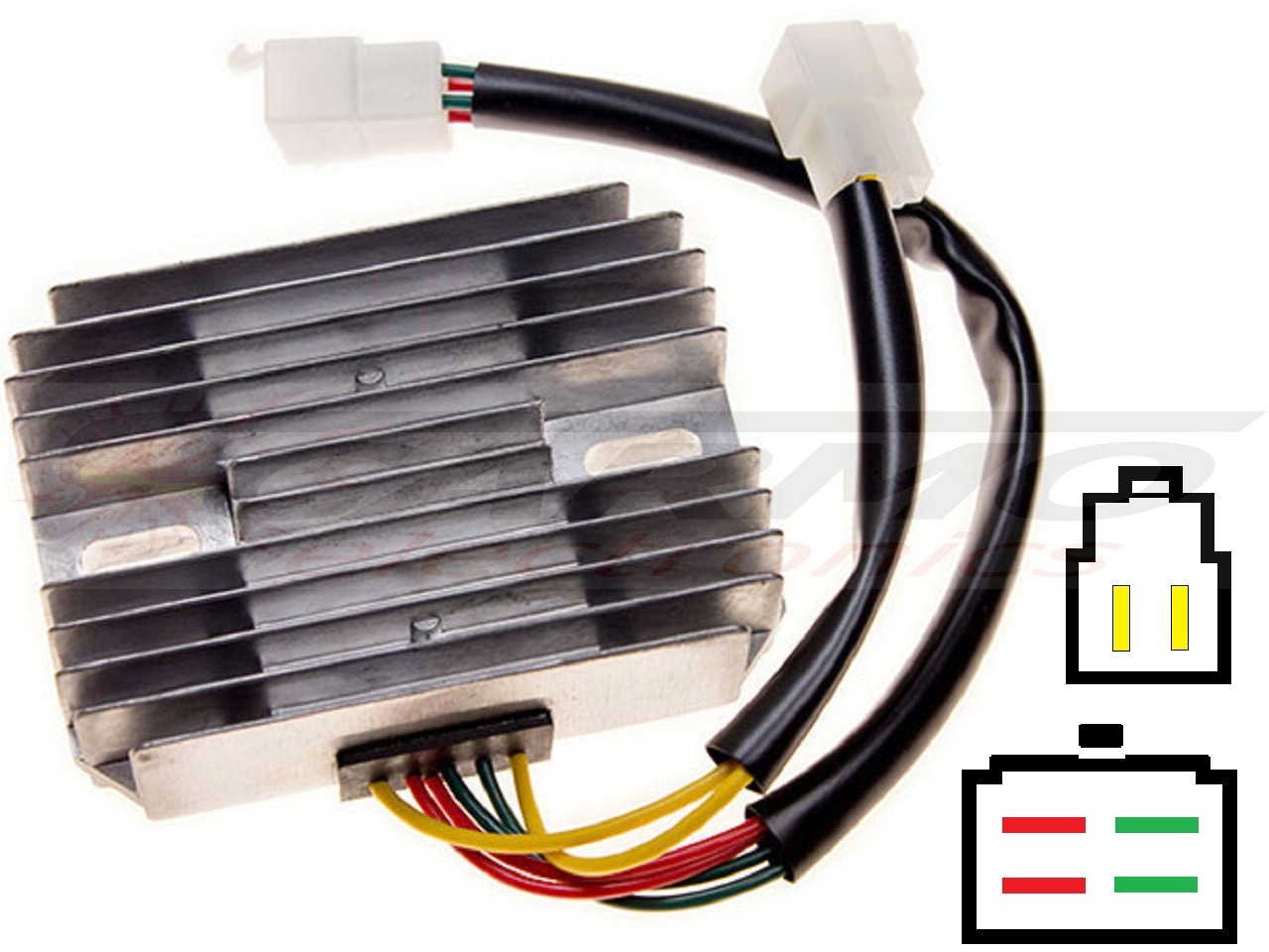 CARR521 Ducati MG 2-fase MOSFET Voltage regulator rectifier 54040131A / SH673-12 - Click Image to Close