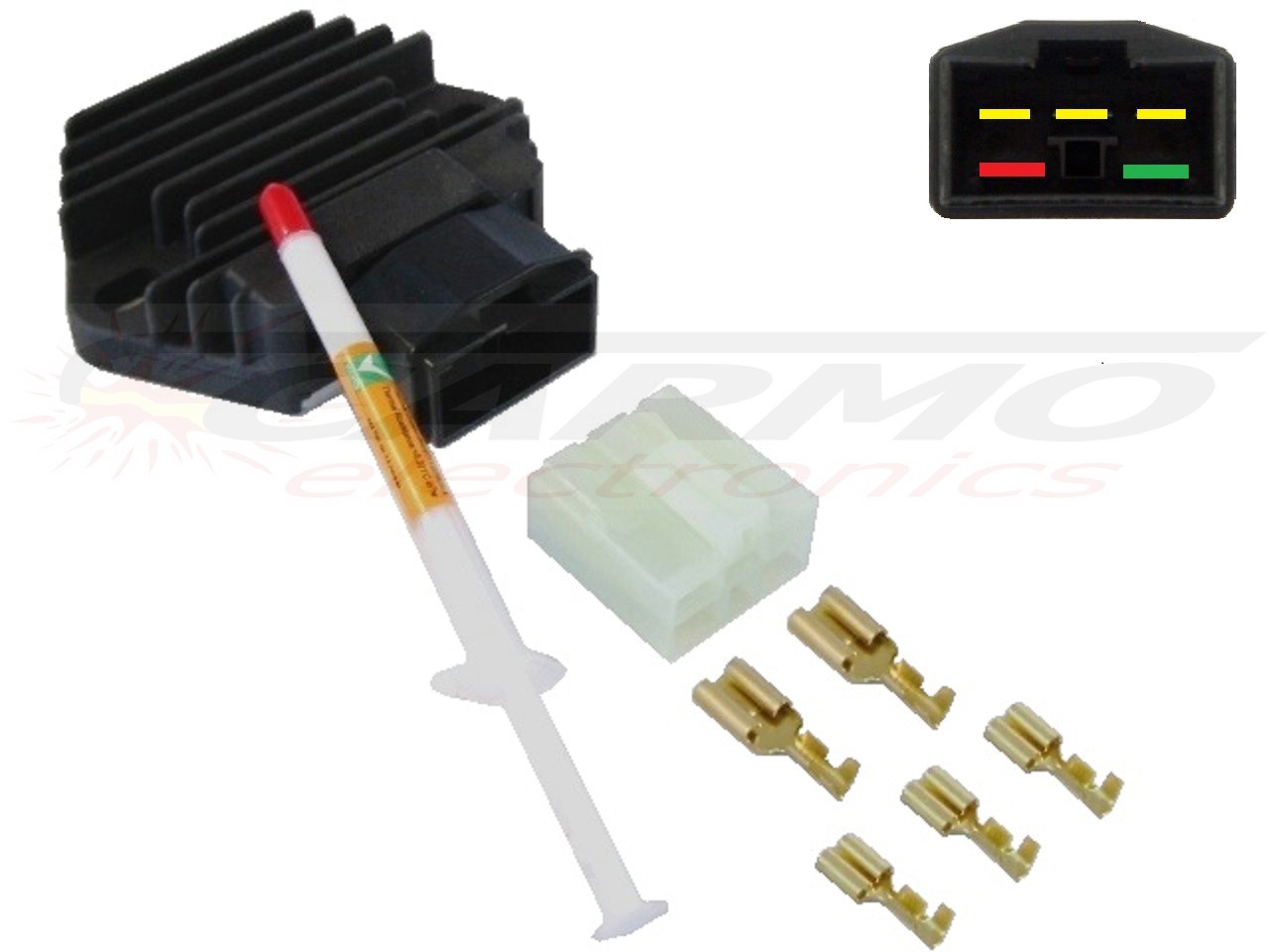 CARR581 + Contra + Paste Honda MOSFET Voltage regulator rectifier - Click Image to Close