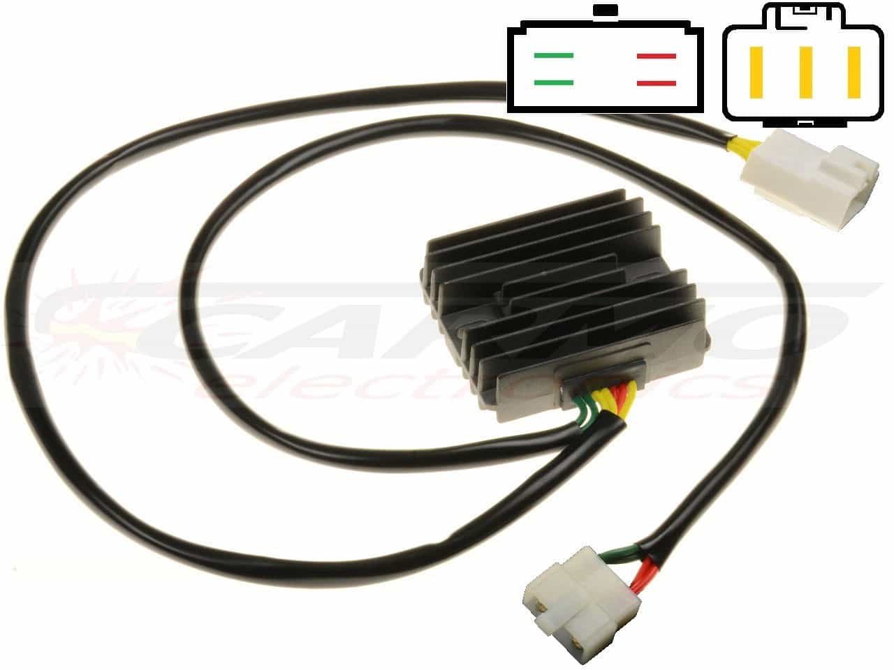 CARR691 with 75cm lead Honda CBR600 MOSFET Voltage regulator rectifier - Click Image to Close