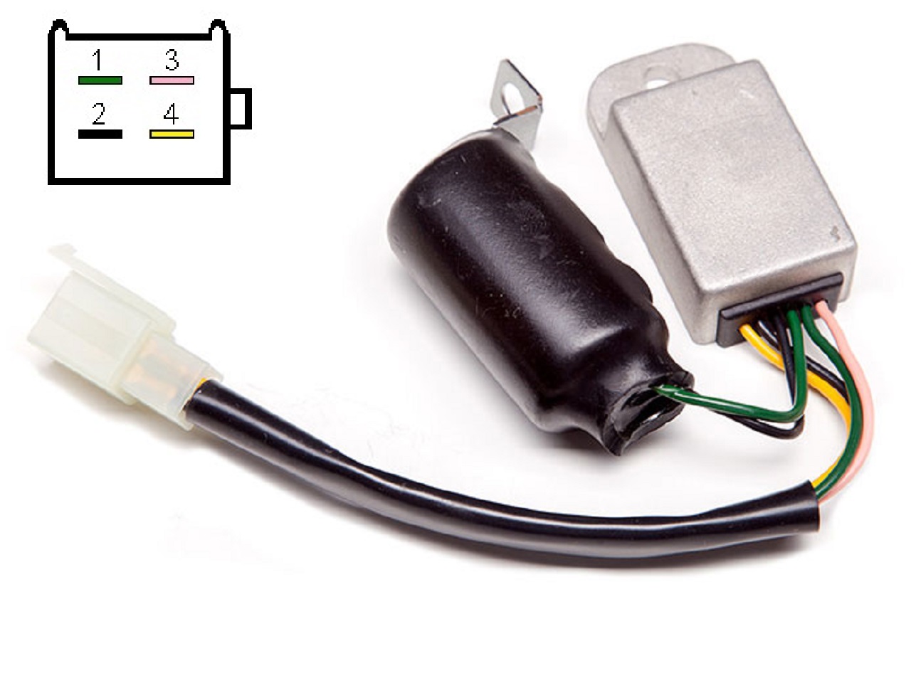 CARR1671 Honda XR Voltage regulator rectifier - Click Image to Close