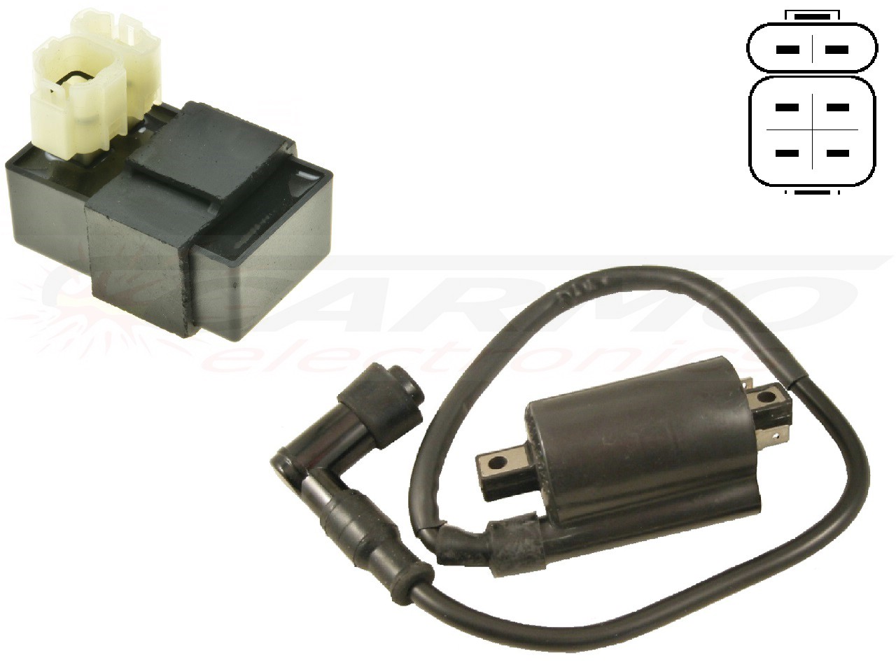 Improved E-ton Eton Viper 70 igniter ignition module CDI Box - Click Image to Close