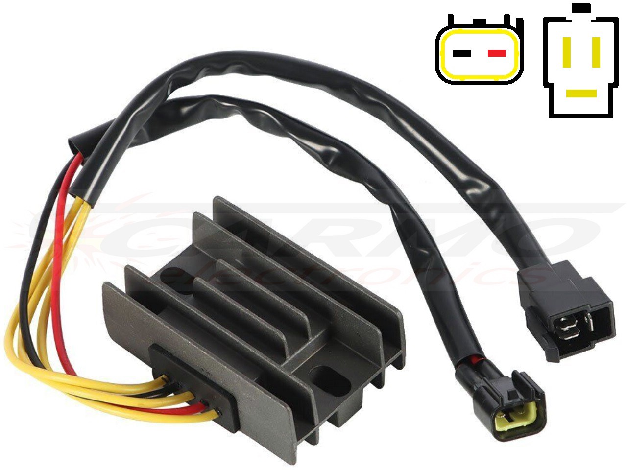 CARR104-DRZ-KLX - Kawasaki KLX400 Suzuki DRZ400 MOSFET Voltage regulator rectifier (21066-S005, 32800-29F00, SH572E-12) - Click Image to Close