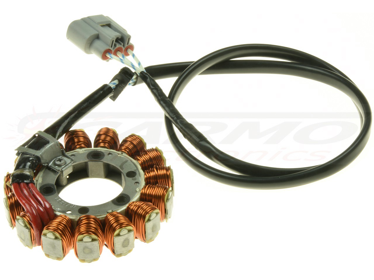 Kawasaki ZX-6R ZX-10R ZX10 Ninja H2 SX SE stator alternator rewinding - OEM 21003-0107, 21003-018 - Click Image to Close