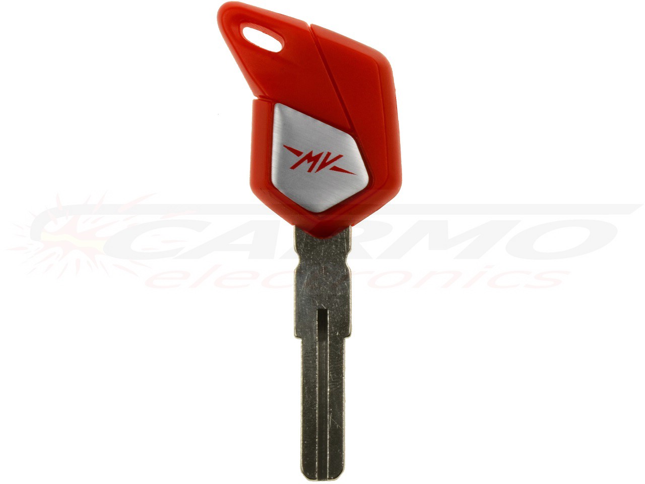 MV Agusta blanco chip key (red) laser - Click Image to Close