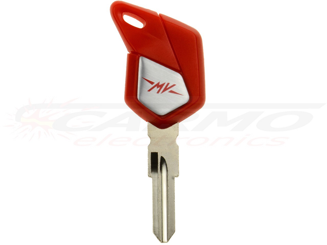 MV Agusta blanco chip key (red) - Click Image to Close
