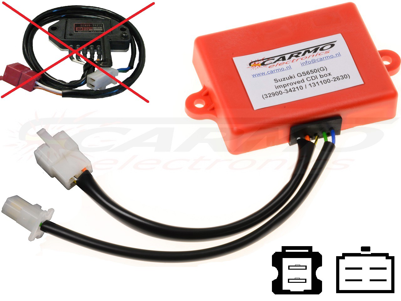 Suzuki GS650 GS650GL GS650GT GS650M igniter ignition module CDI TCI Box (32900-34210) - Click Image to Close