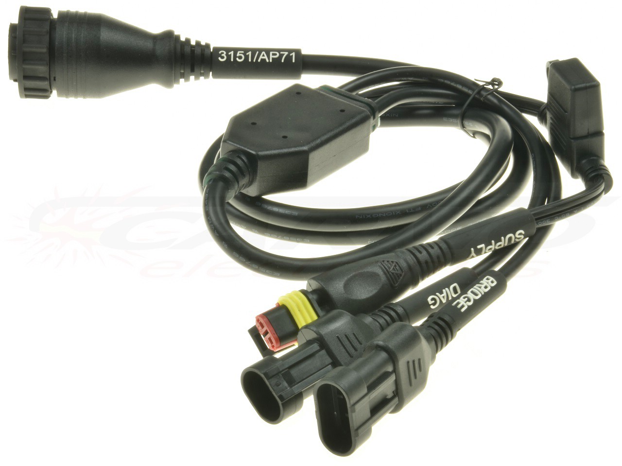 Texa 3151/AP71 Motorcycle Sherco diagnostic cable TEXA-3913659 - Click Image to Close