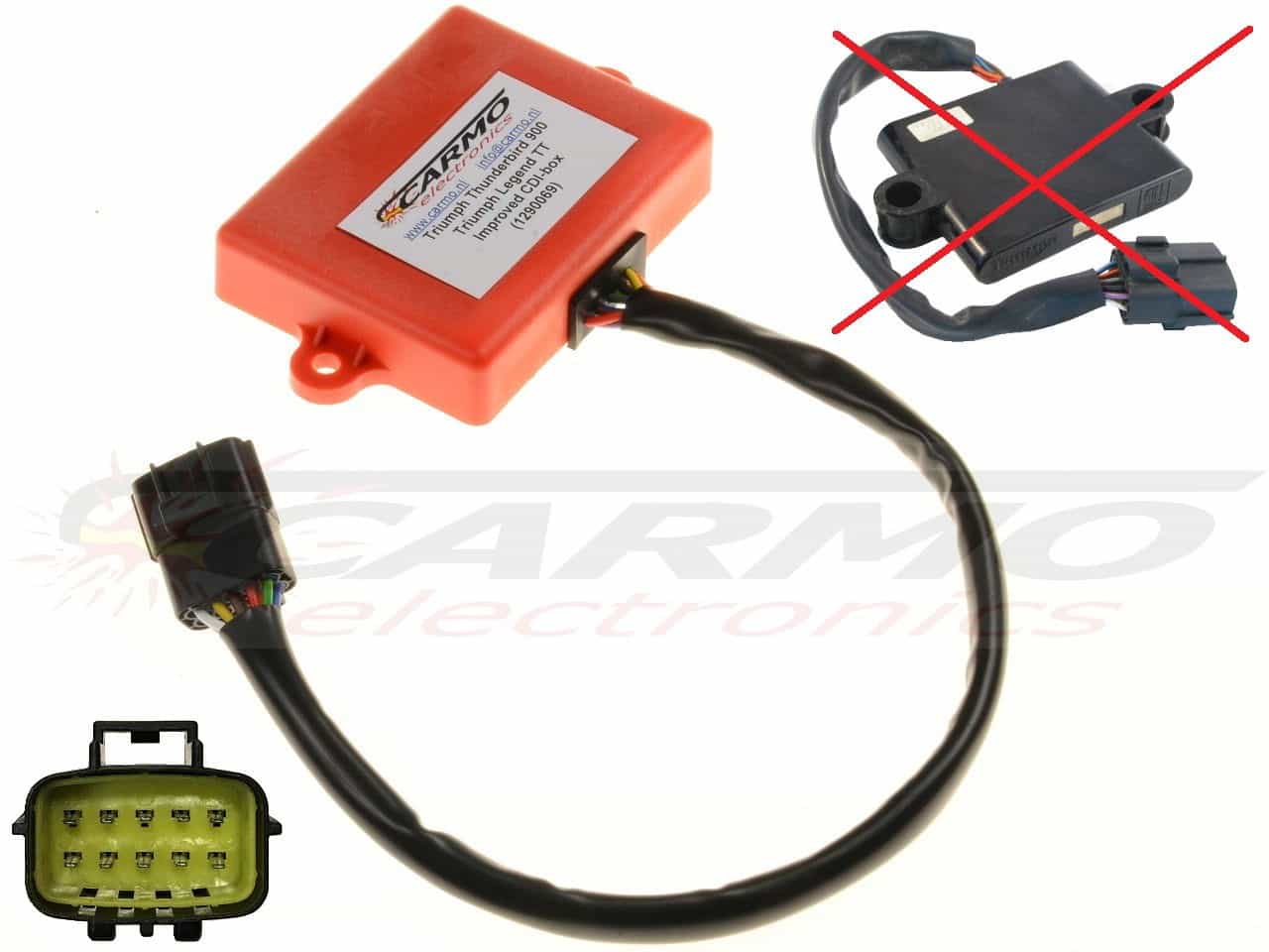 Triumph Legend Adventurer Thunderbird 885 (1290069) igniter ignition module CDI TCI Box - Click Image to Close