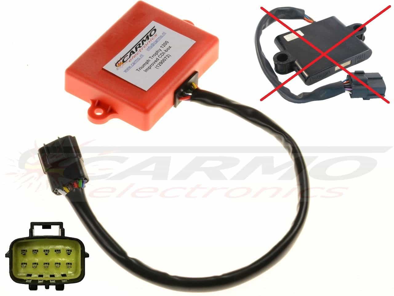 Triumph Trophy 1200 igniter ignition module CDI TCI Box (1290072, T1290072) - Click Image to Close