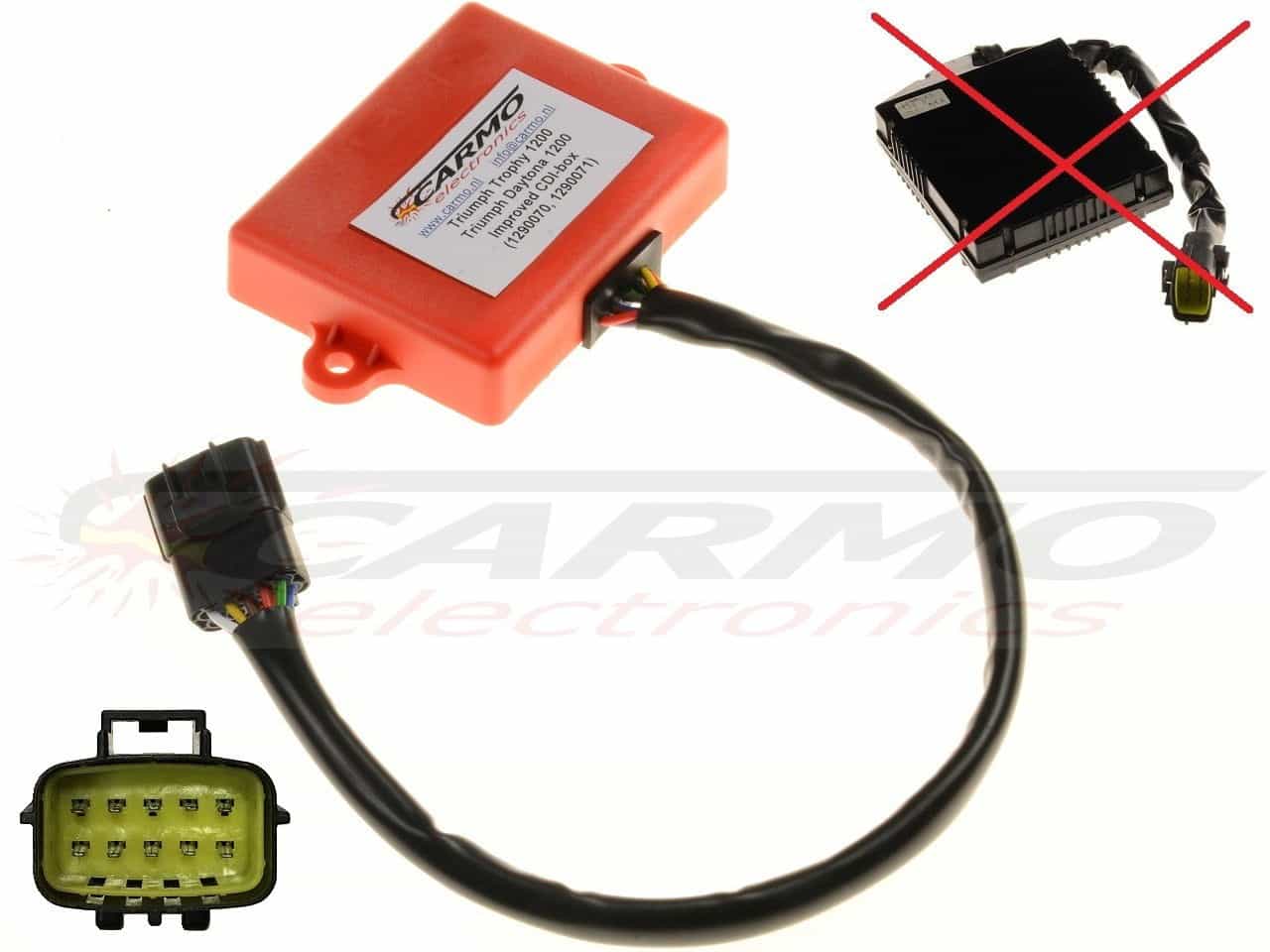 Triumph Trophy 1200 / Daytona 1200 (1290070, T1290070) igniter ignition module CDI TCI Box - Click Image to Close