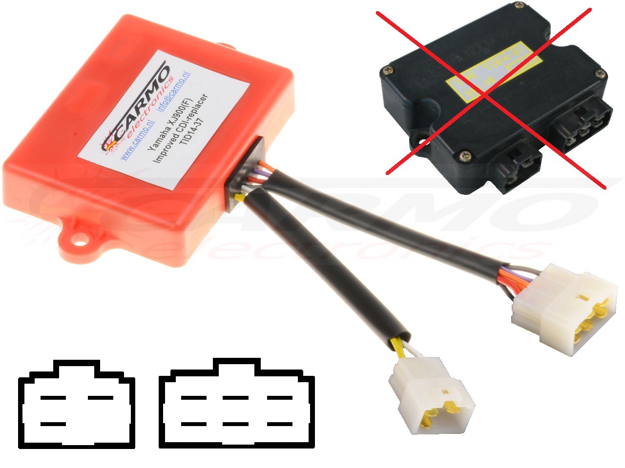 Yamaha XJ900 seca igniter ignition module CDI TCI Box (TID14-37, 58L-82305-10-00) - Click Image to Close